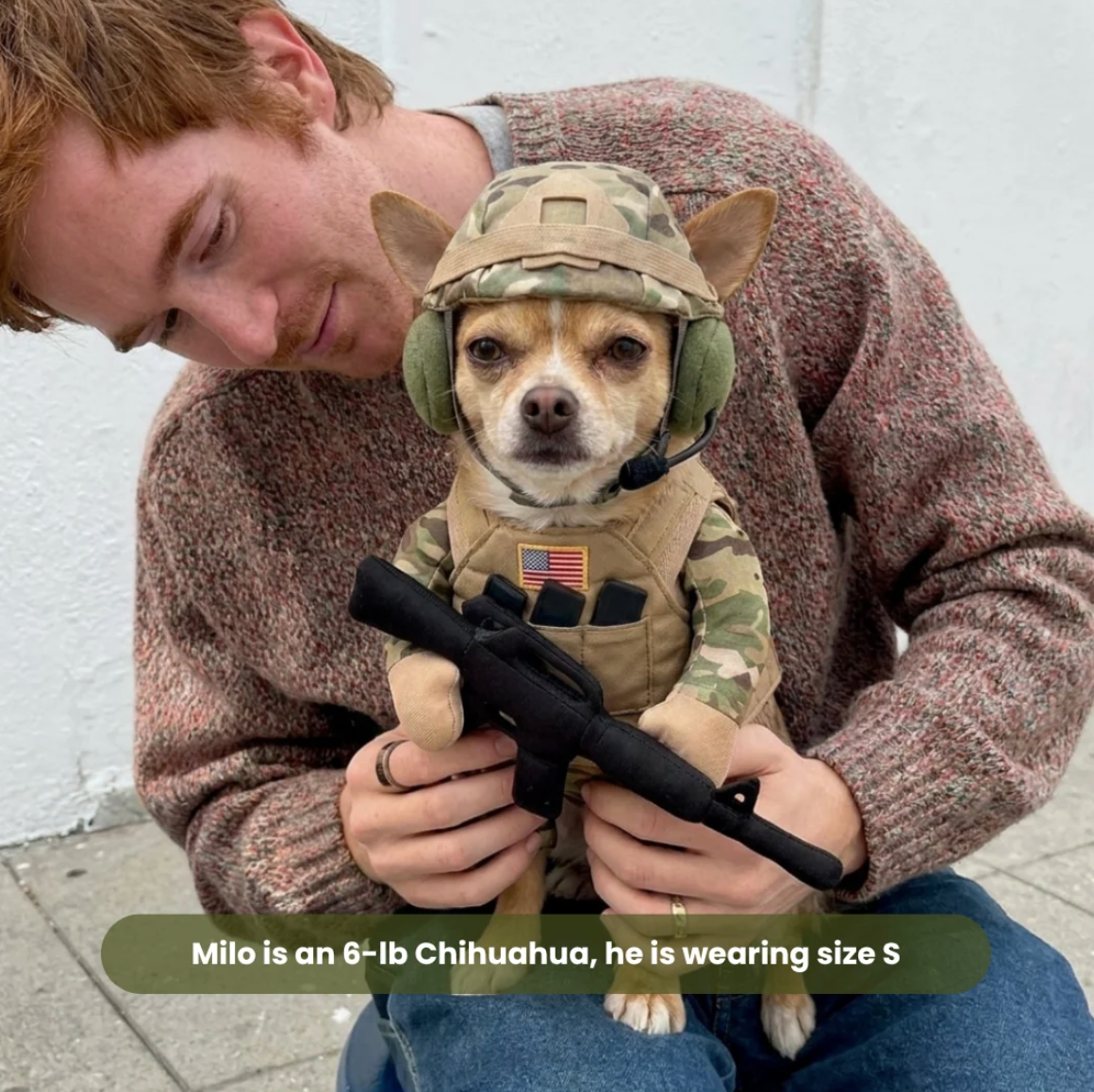 Doggy Soldier Outfit